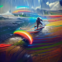 Rainbow Surfing