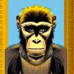 #00498 cozmic monkey