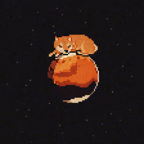 Dreaming Doge #11: 火星の眠そうな犬 (Sleepy Dog on Mars)
