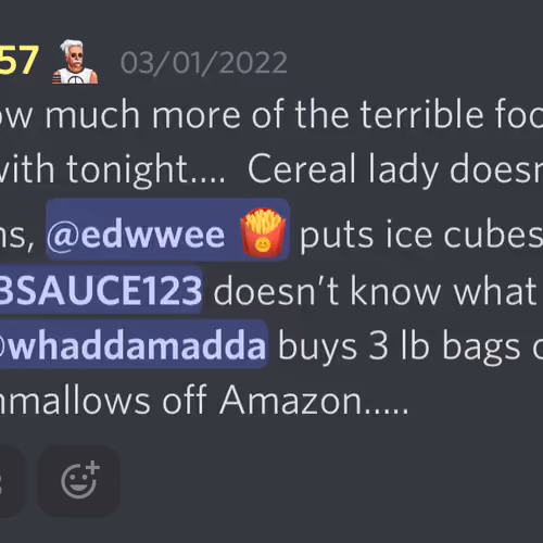 Legendary Food Choices