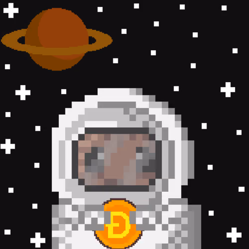 Cryptohamsters Cosmonaut #4183 Dogecoin Gold Edition