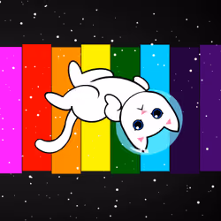 LBGTQ Space Cat for Gay Pride (special) 