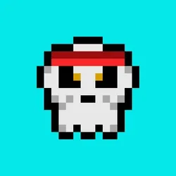 Kawaii SKULL #7844