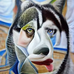 AI MASTERPIECE #1053 - SIBERIAN HUSKY