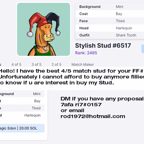 Filly 3518 request