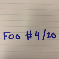 Foo 4/20