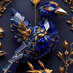 SAPPHIRE DREAM IN A FRAME