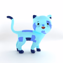 3D Mooncat #01