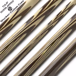 Tulip Overlapped Ipe pool cue butt nft billiards cue stick 8ball cue 9 ball butterly