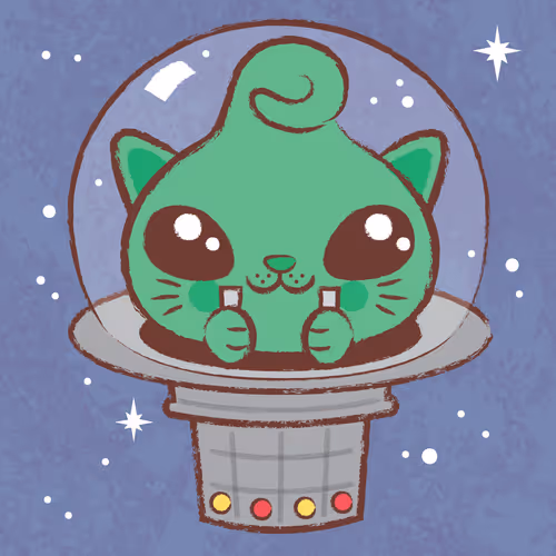 Alien Kitty Cone