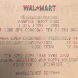 Walmart Receipt V4