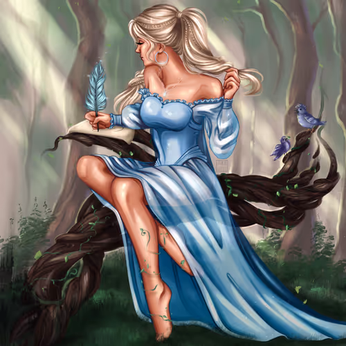 Elenika. Nymph of inspiration