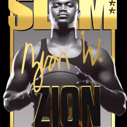 Zion Williamson: SLAM 228 GOLD AUTOGRAPHED (#10 of 20)