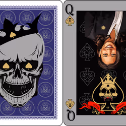 COVID CARDS QUEEN OF SPADES
