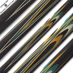 Crown 360 Yellow green fullsplice pool cue nft billiards 8ball pool cue carom snooker