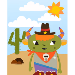 Monsters Parade #19 - Cowboy Monster
