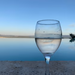 Swimming Glass in Luberon