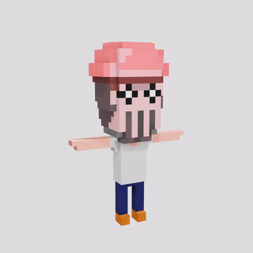Stoned Voxel Human