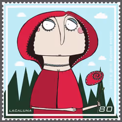 #03 stamp "Little Red Riding Hood"
