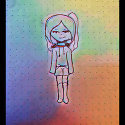 ANIME SKETCH GIRL_Athletic