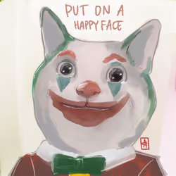 Joker Cat - Put On A Happy Face