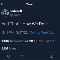 Most Liked Tweet 