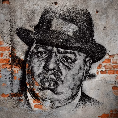 Stencil Art #17 Notorious B.I.G