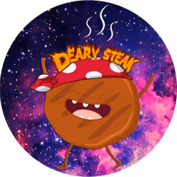 Funny Deary Steak Logo