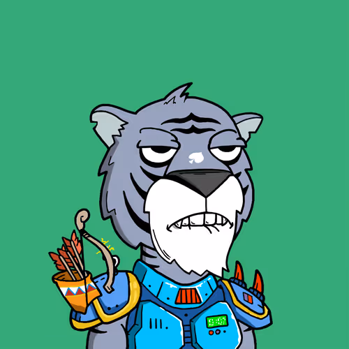 Grouchy Tiger Social Club #1029