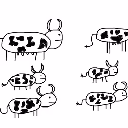 Its six cows