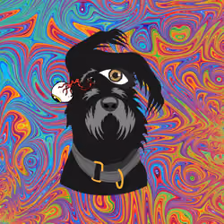 Bumba in LSD - Dog NFT #13