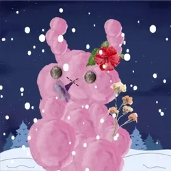 flower-rabiit with snow mp4