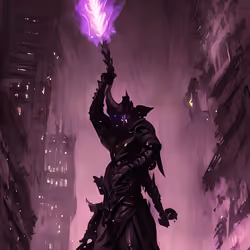 Ultra Violet D3mOn With Reigns Sword