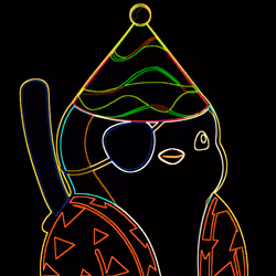 Neon Pudgy Penguin 209