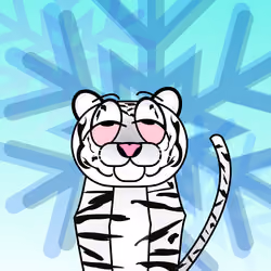 Blazed White Tiger #12