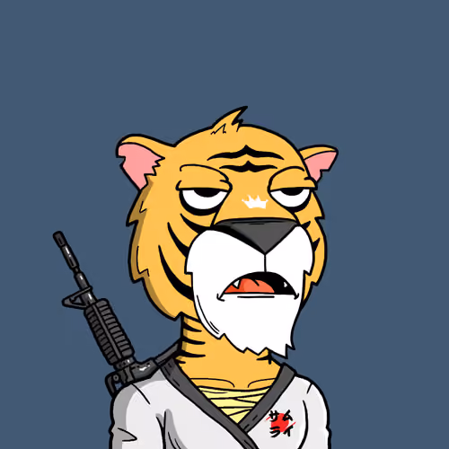 Grouchy Tiger Social Club #6865