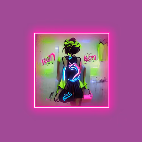 The girl with a purse