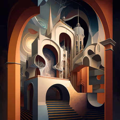 3d cubistic housing