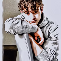 LUKAS SELF PORTRAIT - PIXEL ART 002