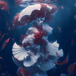 Femme corail