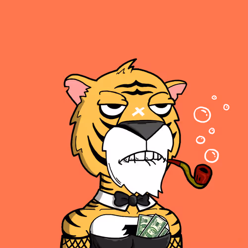 Grouchy Tiger Social Club #1179