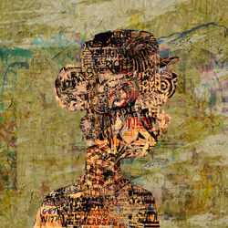 Street Art Collage Benjamin Bitcoin pfp