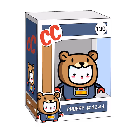 Chubby #4244 Crypto-Collectible Figurine 