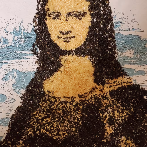 Sesame art Mona Lisa
