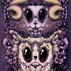Sheep and Alpaca #6 of the Unique Animal Collection