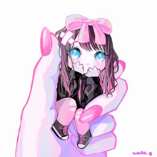 Hand-held nana-chan 