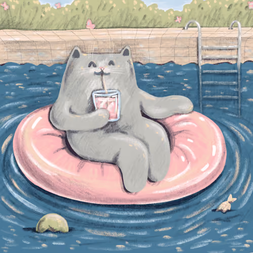 Floating In The Pool