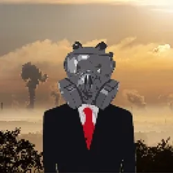 Gentlemask #076 "Pixeled version"