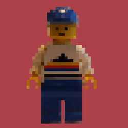 CryptoMinifigs #9 Construction Worker Mika