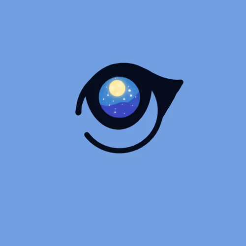 Night Sky Eyesight by Sanaa Amor